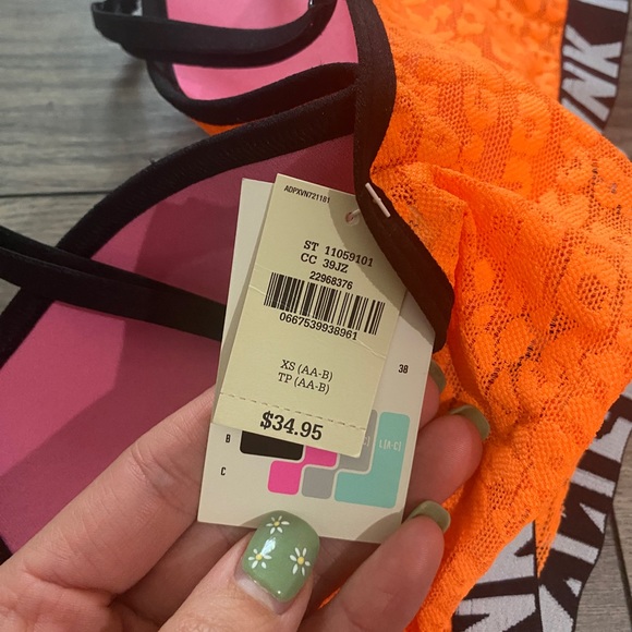 NWT PINK Push Up Bralette - Picture 5 of 6